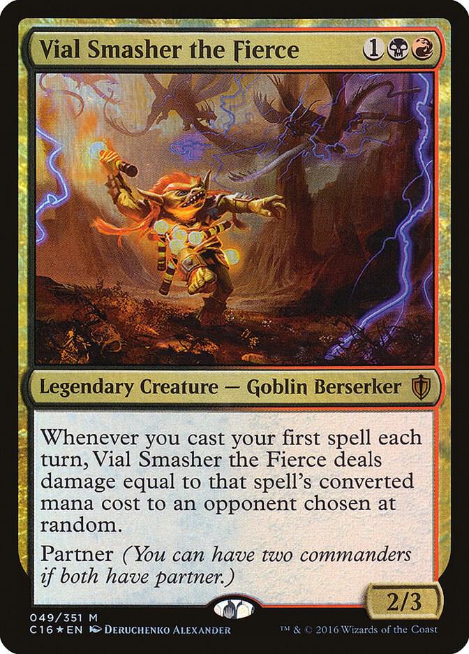 Vial Smasher the Fierce 49 card from Commander 2016