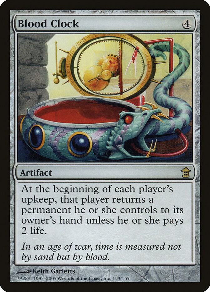 Blood Clock 153 card from Saviors of Kamigawa
