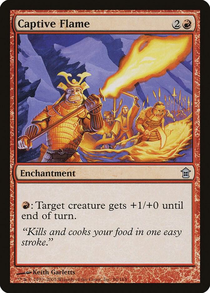 Captive Flame 96 card from Saviors of Kamigawa