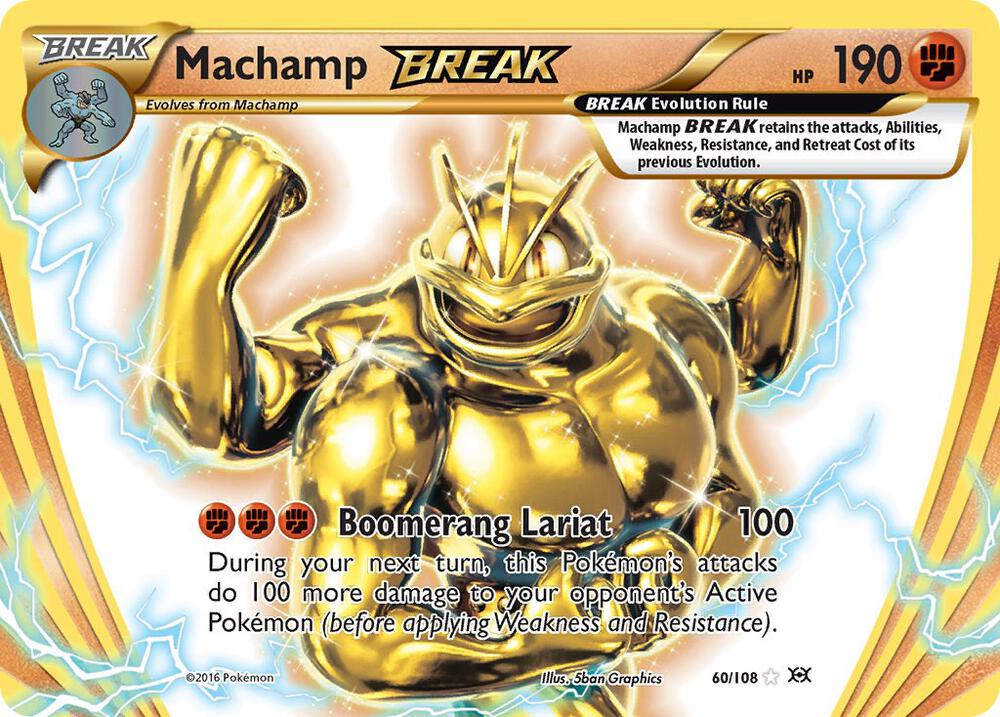 Machamp BREAK 60/108 card from XY - Evolutions
