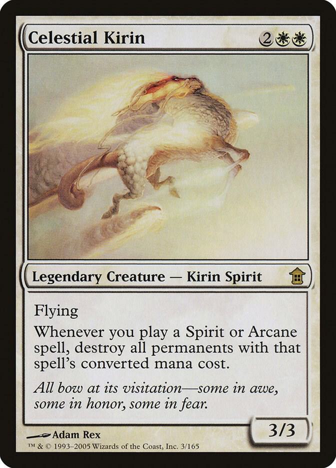Celestial Kirin 3 card from Saviors of Kamigawa