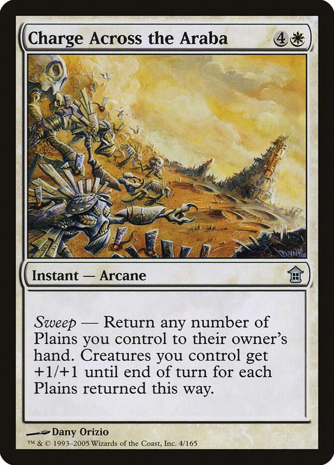Charge Across the Araba 4 card from Saviors of Kamigawa