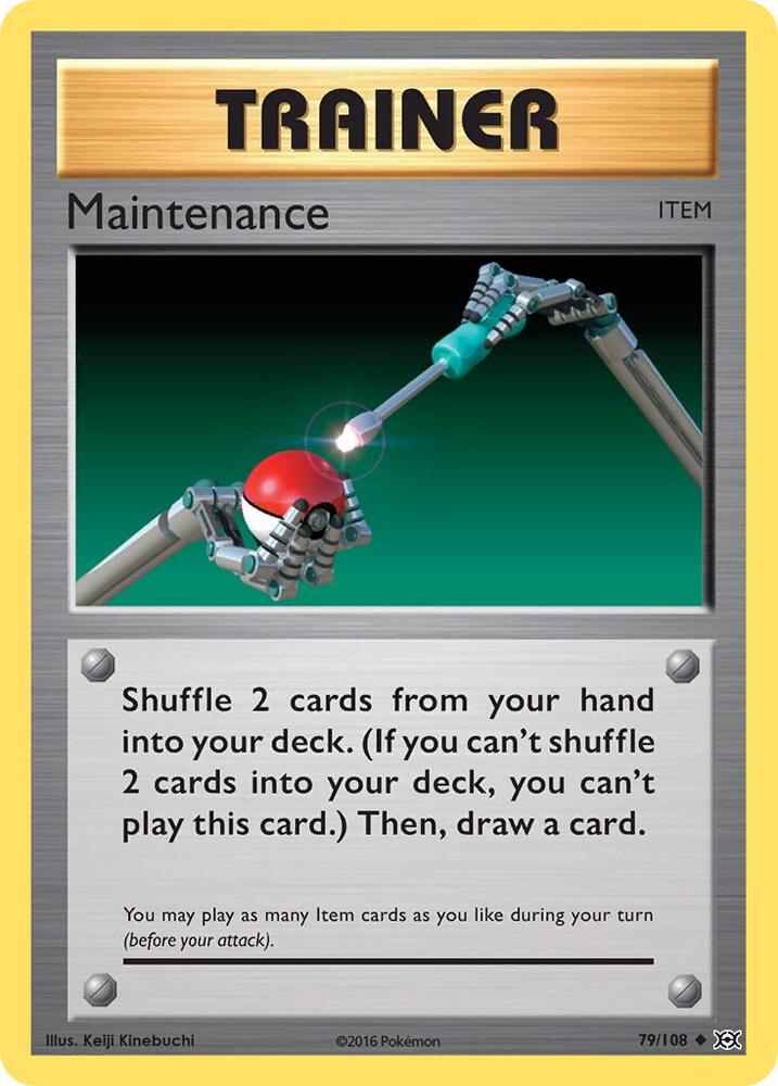 Maintenance 79/108 card from XY - Evolutions