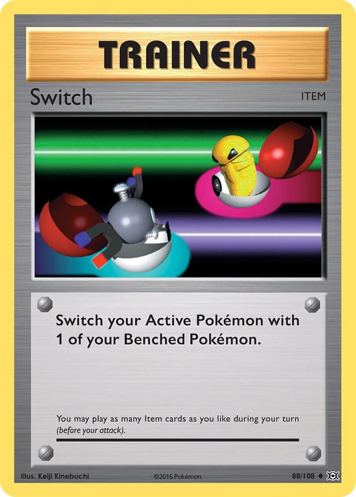Switch 88/108 card from XY - Evolutions