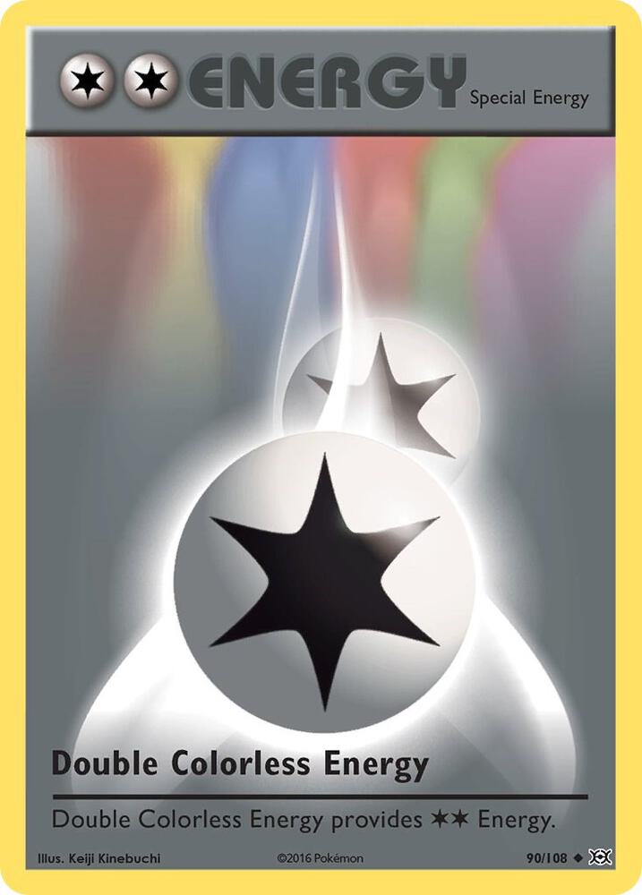 Double Colorless Energy 90/108 card from XY - Evolutions