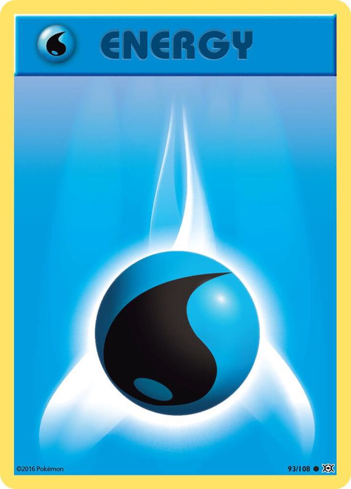 Water Energy 93/108 card from XY - Evolutions