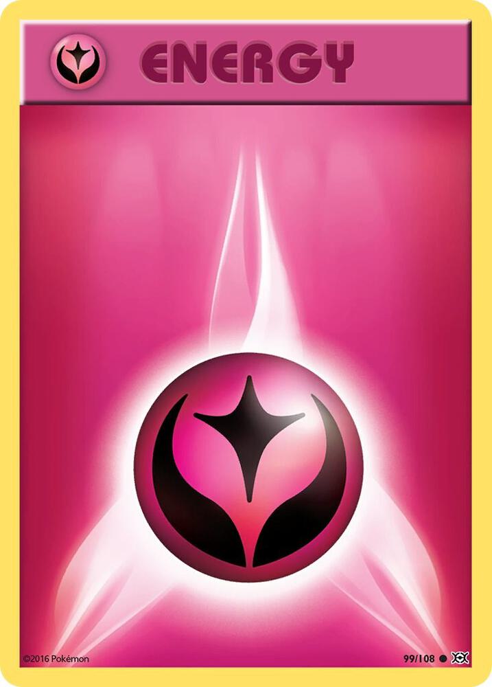 Fairy Energy 99/108 card from XY - Evolutions