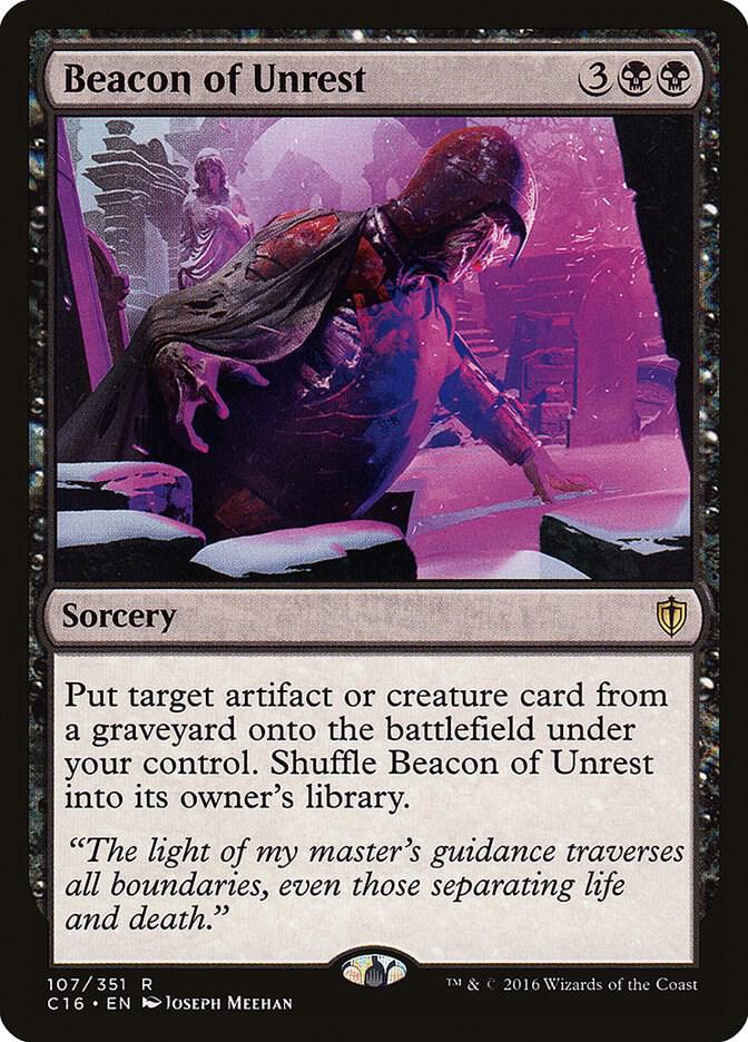 Beacon of Unrest 107 card from Commander 2016