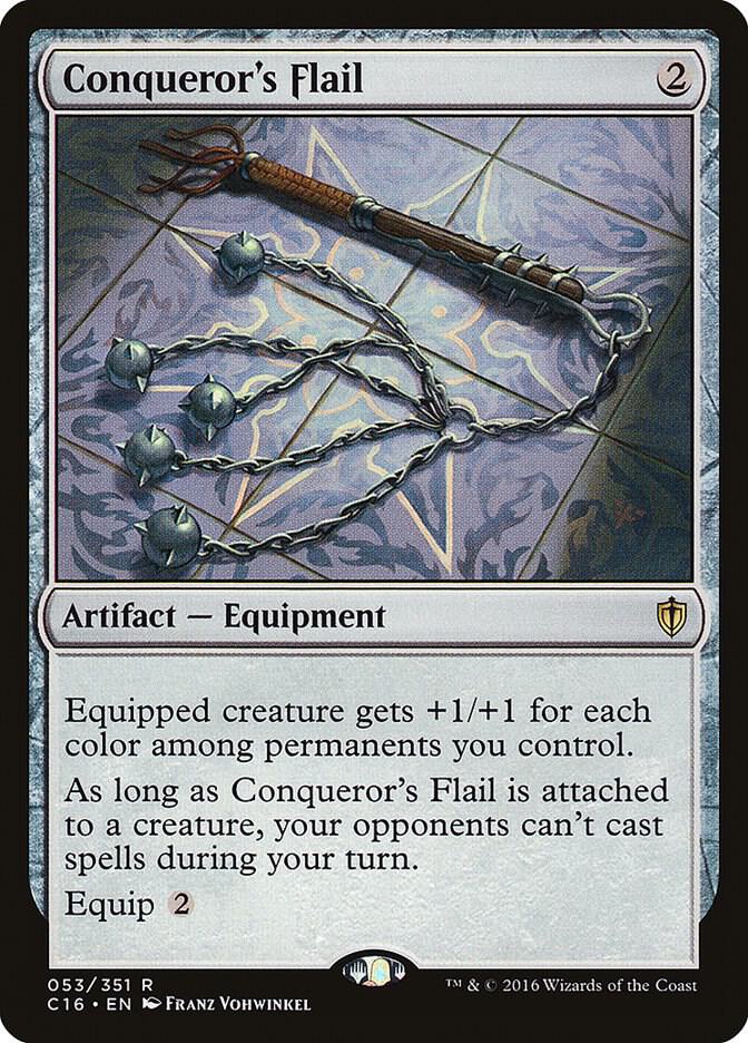 Conqueror's Flail 53 card from Commander 2016