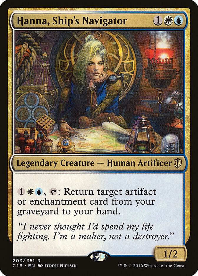 Hanna, Ship's Navigator 203 card from Commander 2016