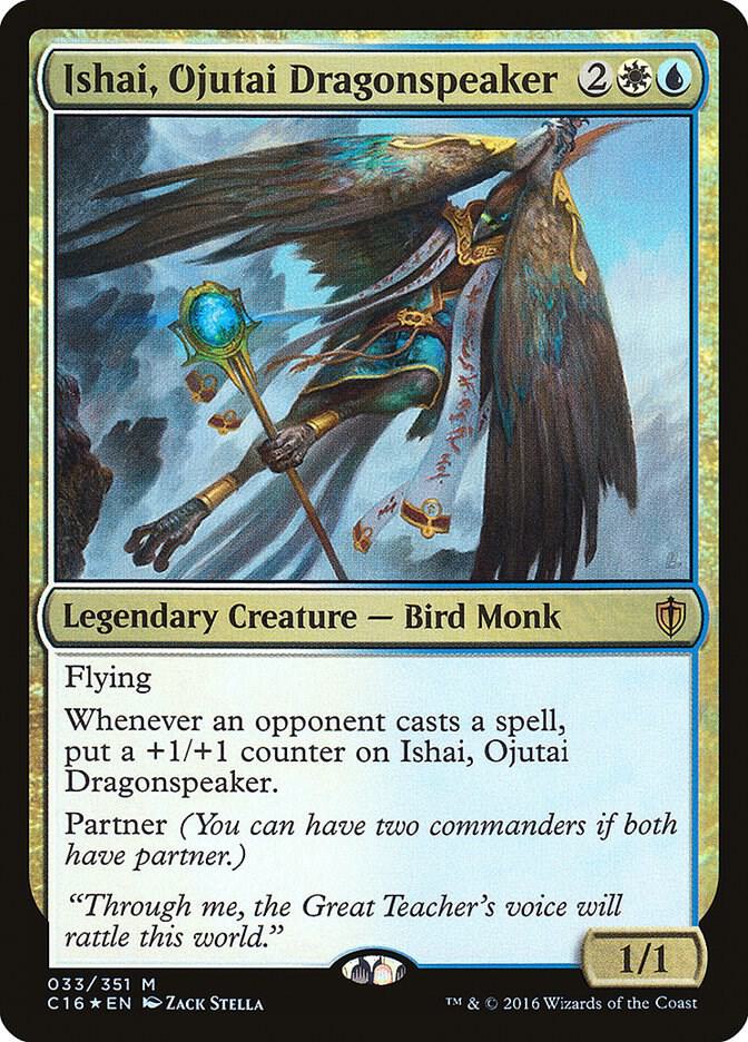 Ishai, Ojutai Dragonspeaker 33 card from Commander 2016