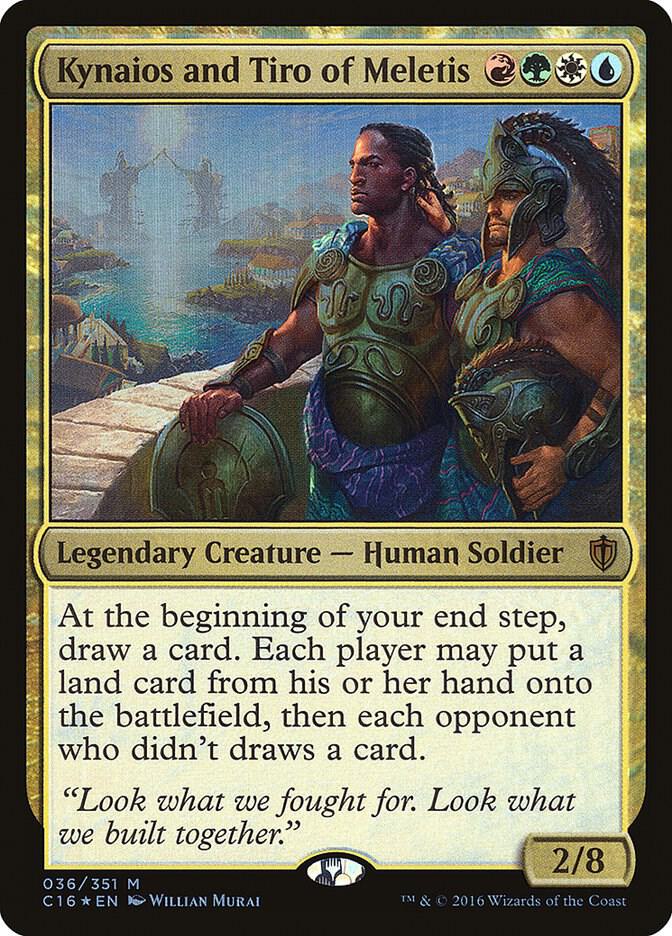 Kynaios and Tiro of Meletis 36 card from Commander 2016