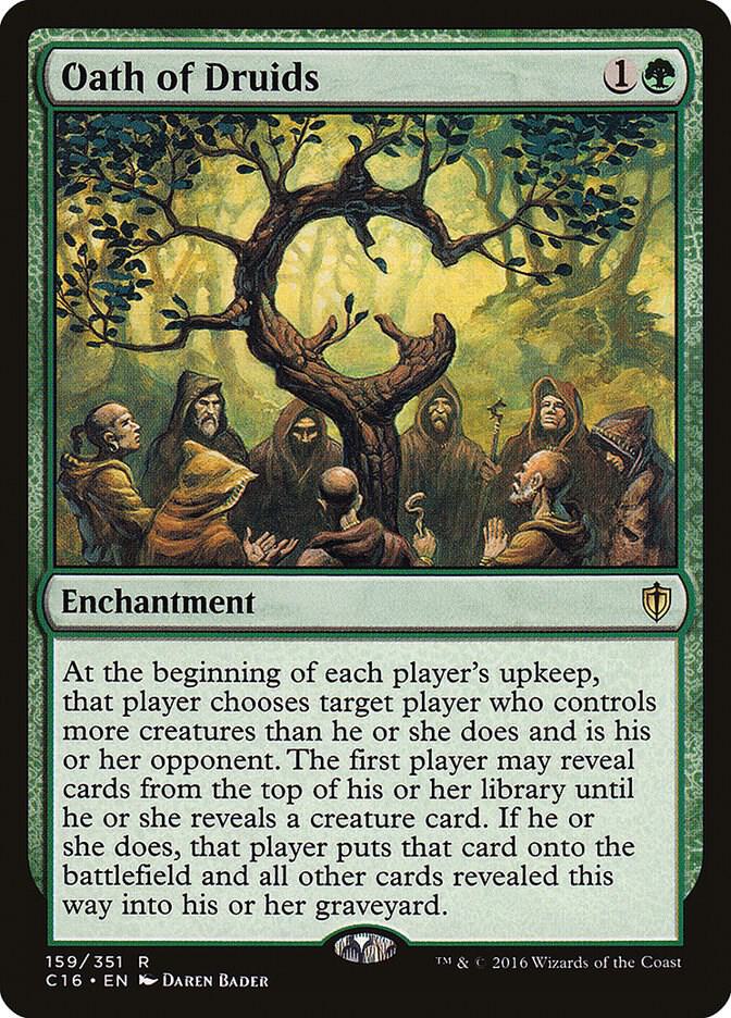 Oath of Druids 159 card from Commander 2016