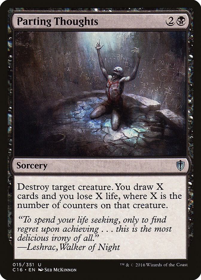 Parting Thoughts 15 card from Commander 2016