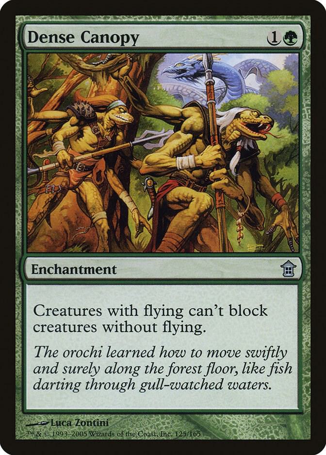 Dense Canopy 125 card from Saviors of Kamigawa
