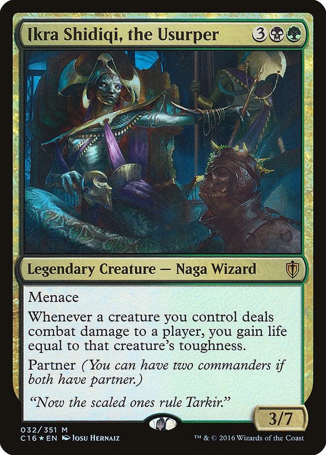 Ikra Shidiqi, the Usurper 32 card from Commander 2016