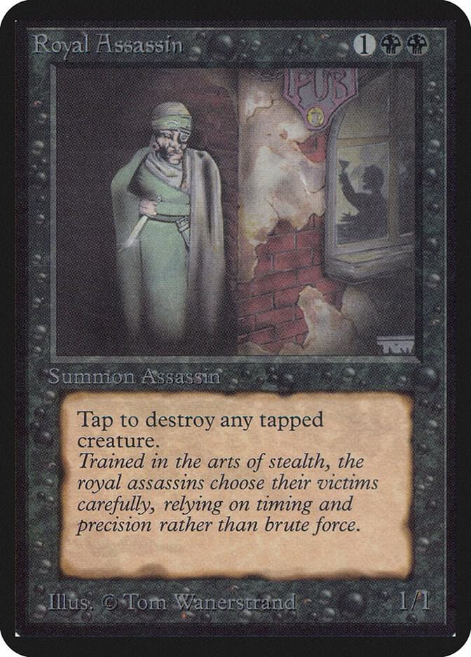 Royal Assassin card from Alpha Edition