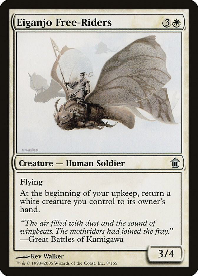 Eiganjo Free-Riders 8 card from Saviors of Kamigawa