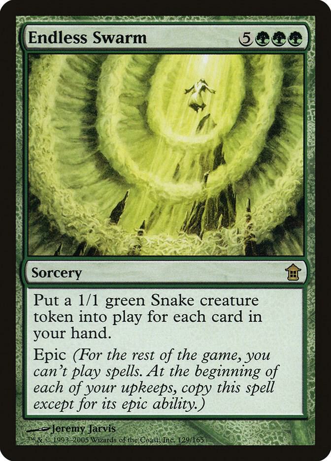 Endless Swarm 129 card from Saviors of Kamigawa