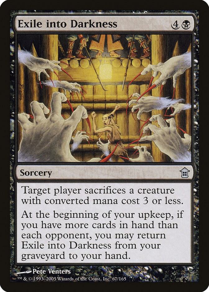 Exile into Darkness 67 card from Saviors of Kamigawa