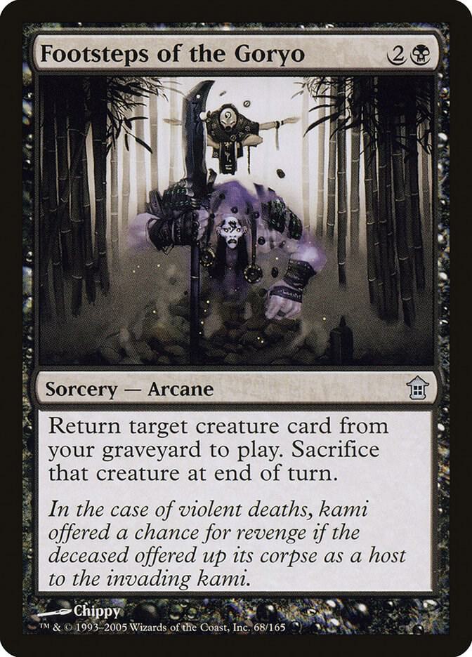 Footsteps of the Goryo 68 card from Saviors of Kamigawa