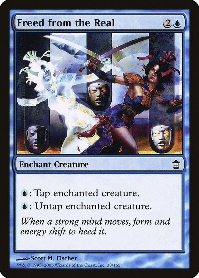 Freed from the Real 38 card from Saviors of Kamigawa
