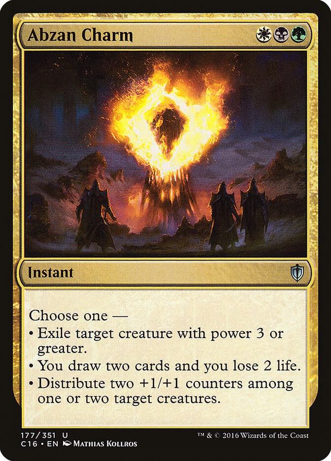 Abzan Charm 177 card from Commander 2016