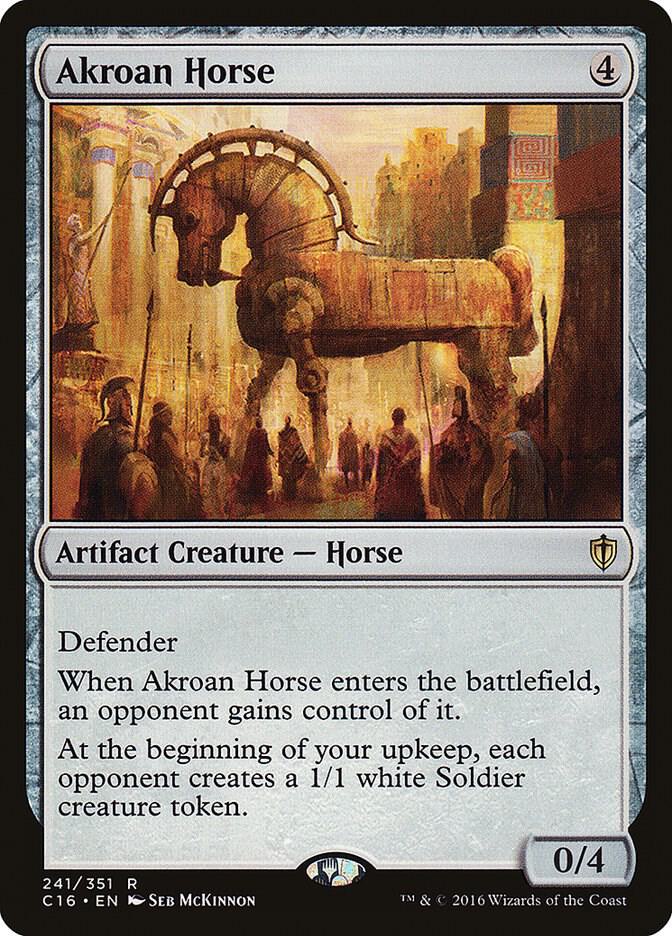Akroan Horse 241 card from Commander 2016