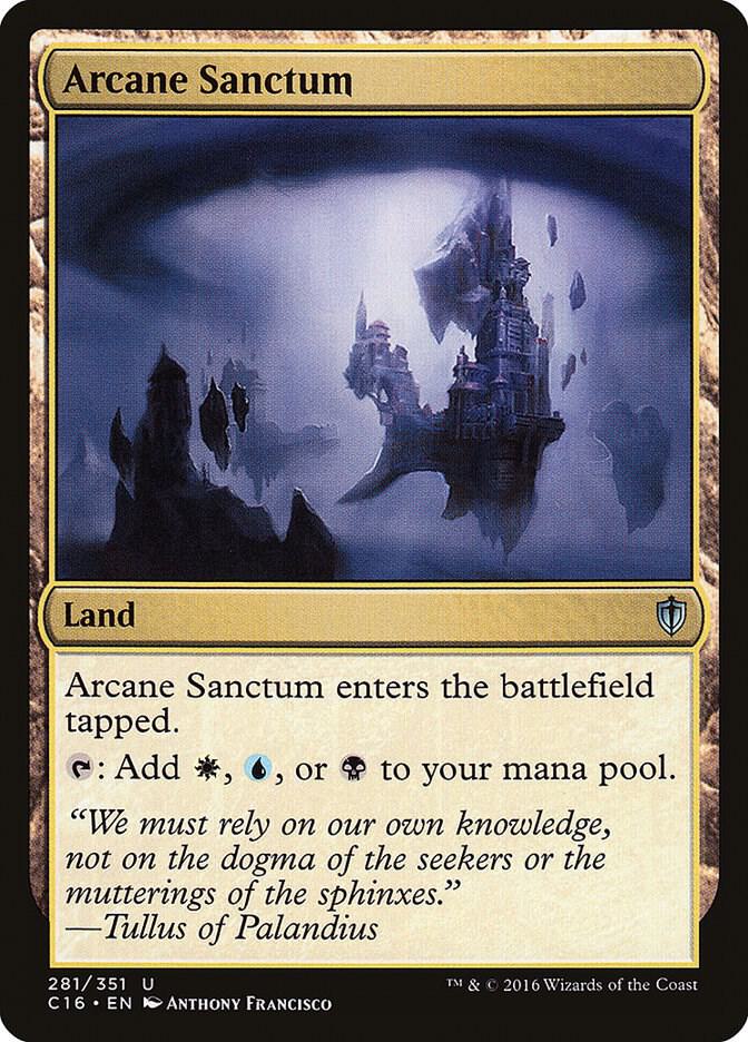 Arcane Sanctum 281 card from Commander 2016