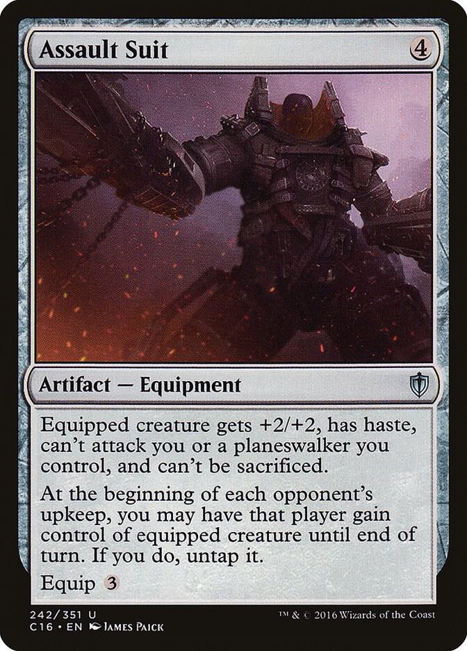 Assault Suit 242 card from Commander 2016