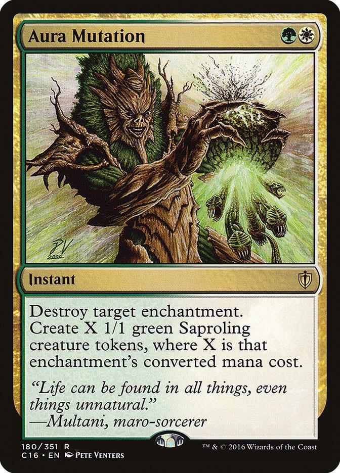 Aura Mutation 180 card from Commander 2016