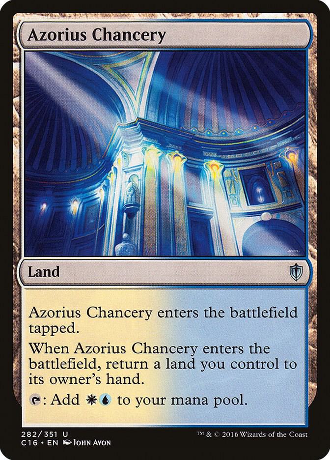 Azorius Chancery 282 card from Commander 2016
