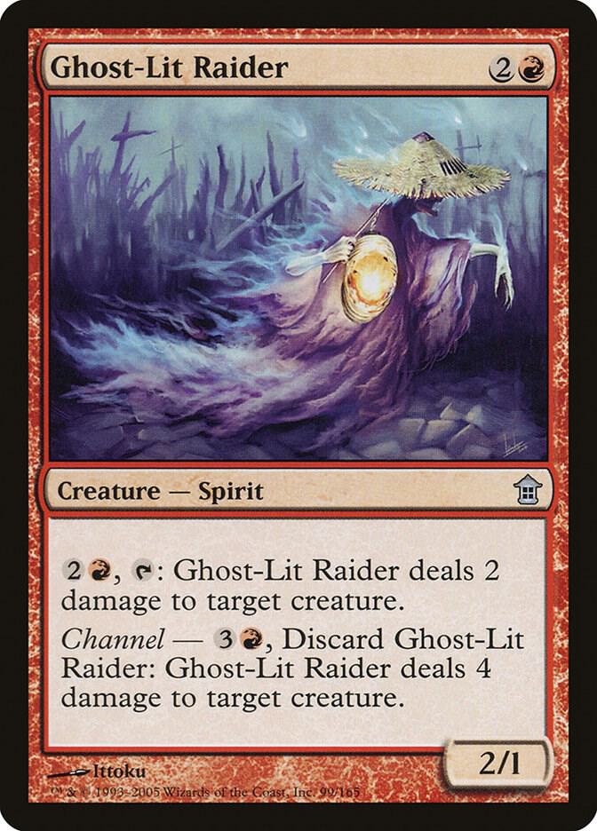Ghost-Lit Raider 99 card from Saviors of Kamigawa