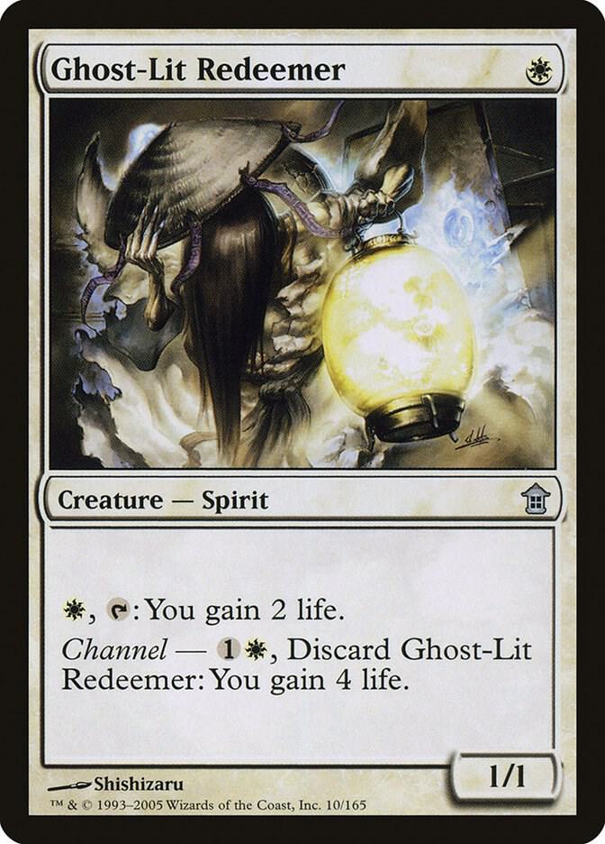 Ghost-Lit Redeemer 10 card from Saviors of Kamigawa