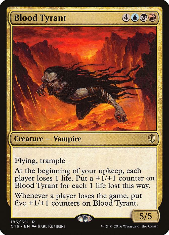 Blood Tyrant 183 card from Commander 2016