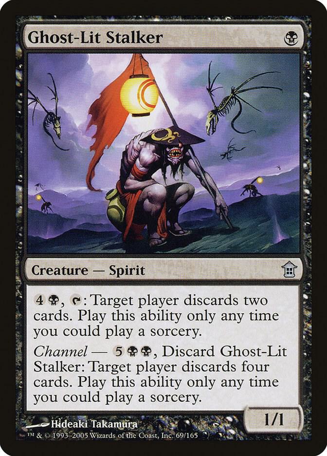 Ghost-Lit Stalker 69 card from Saviors of Kamigawa