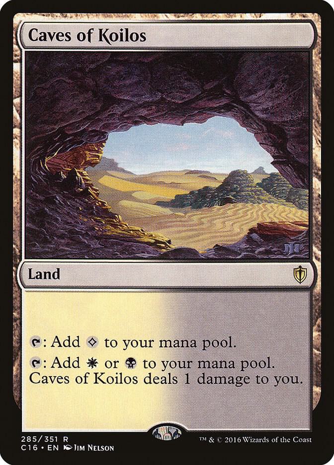 Caves of Koilos 285 card from Commander 2016