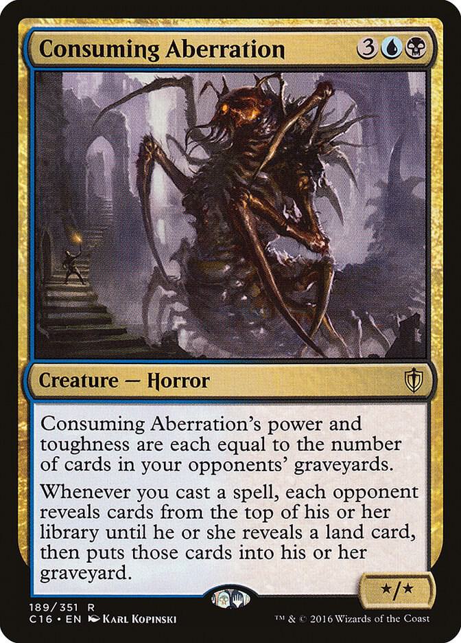 Consuming Aberration 189 card from Commander 2016