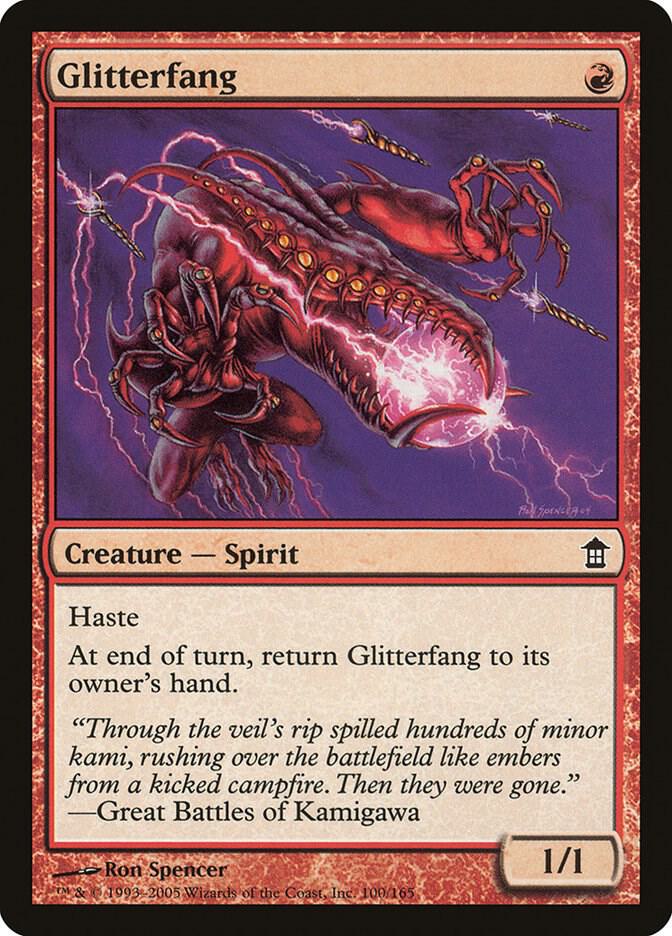 Glitterfang 100 card from Saviors of Kamigawa