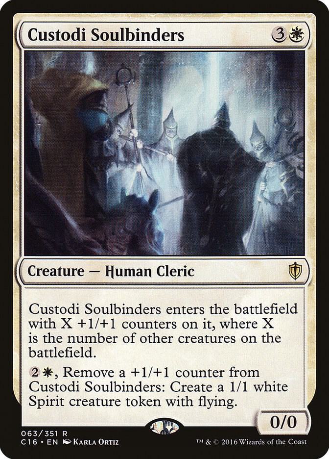 Custodi Soulbinders 63 card from Commander 2016