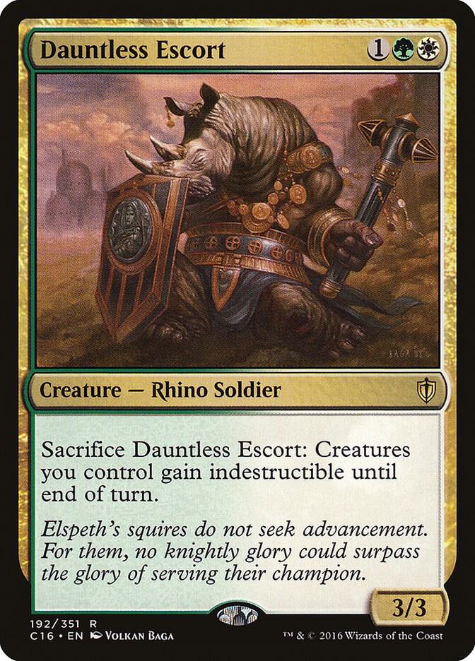 Dauntless Escort 192 card from Commander 2016