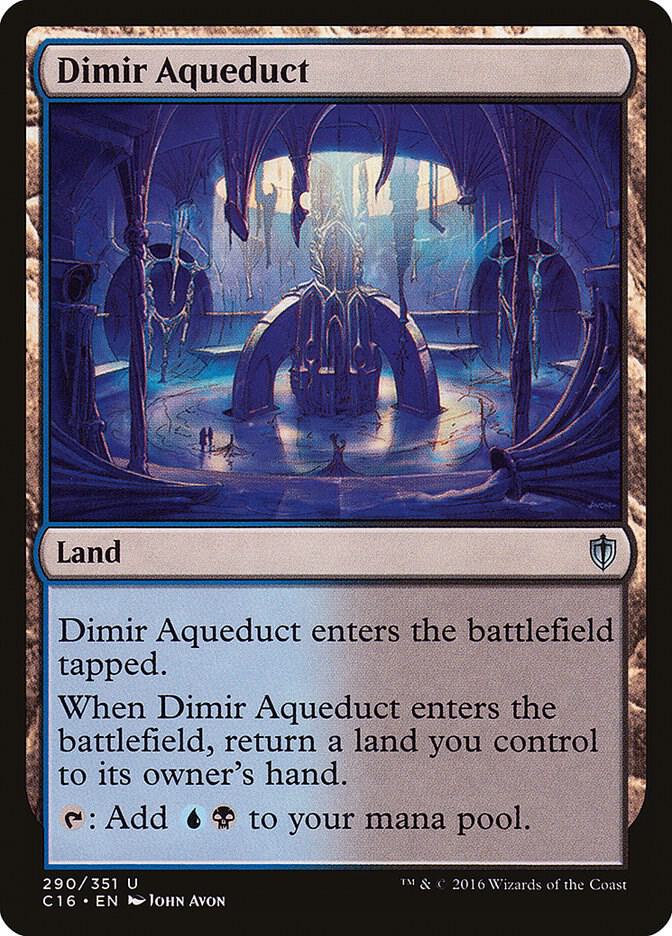 Dimir Aqueduct 290 card from Commander 2016