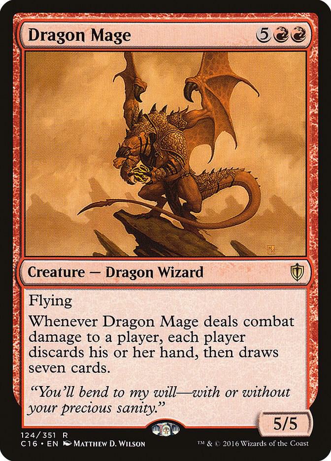 Dragon Mage 124 card from Commander 2016