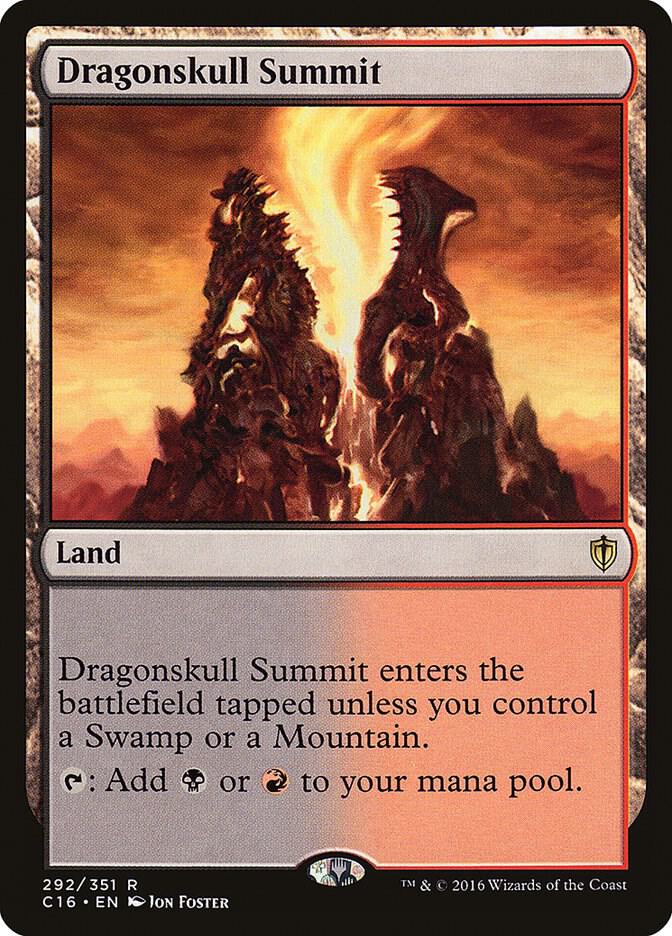 Dragonskull Summit 292 card from Commander 2016