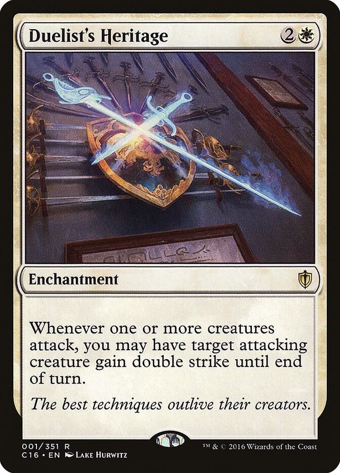Duelist's Heritage 1 card from Commander 2016