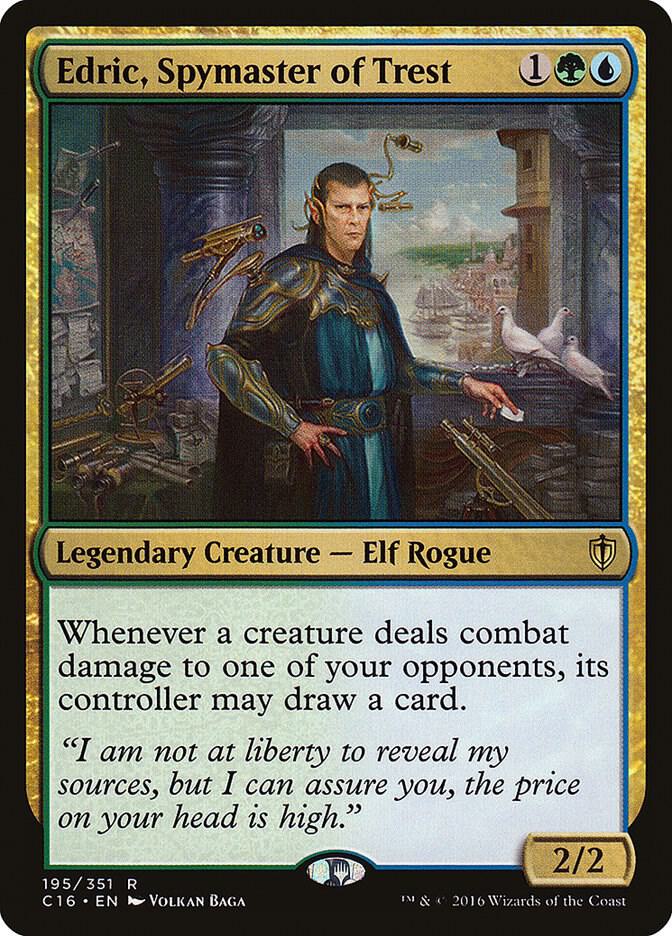 Edric, Spymaster of Trest 195 card from Commander 2016