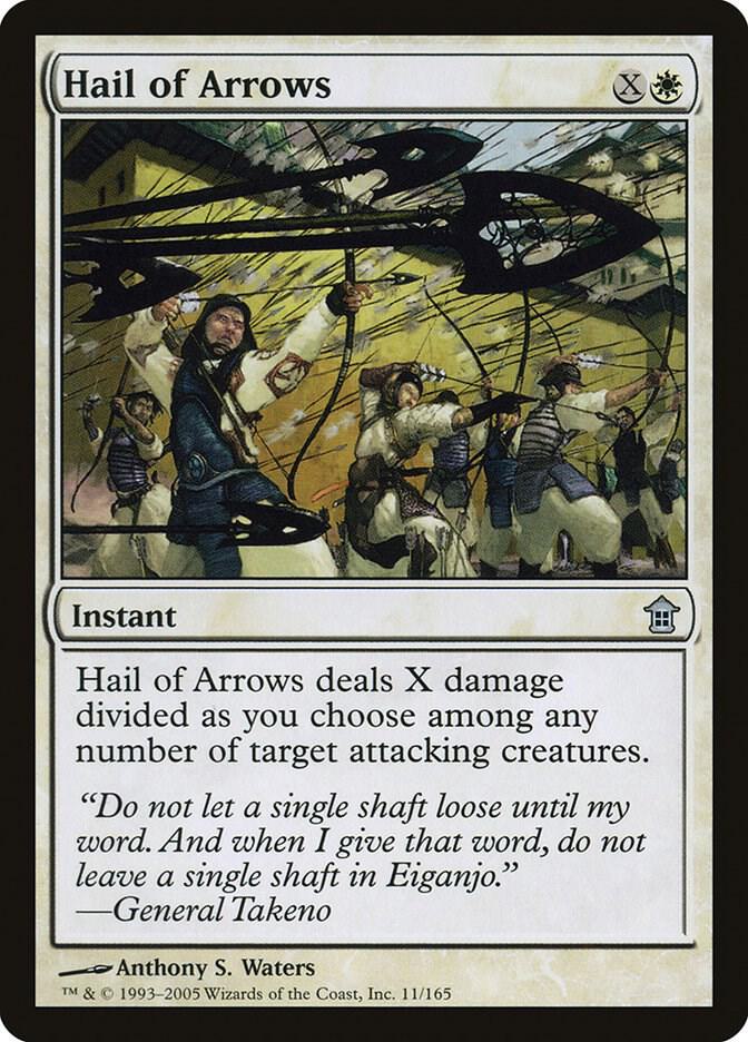 Hail of Arrows 11 card from Saviors of Kamigawa