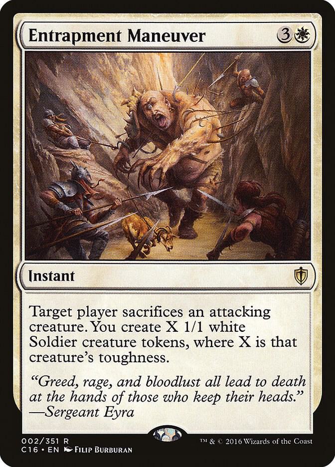 Entrapment Maneuver 2 card from Commander 2016