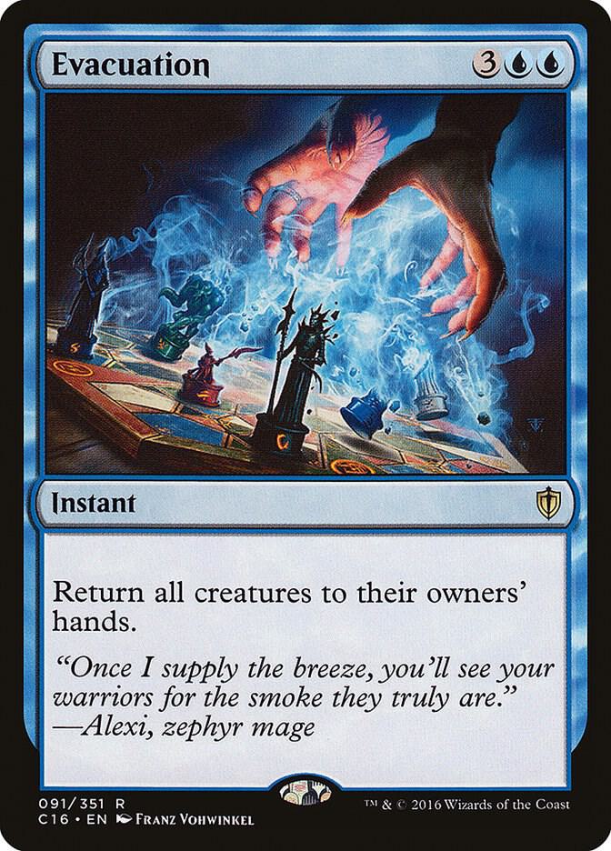 Evacuation 91 card from Commander 2016