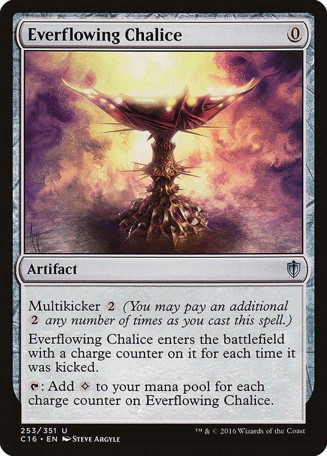 Everflowing Chalice 253 card from Commander 2016
